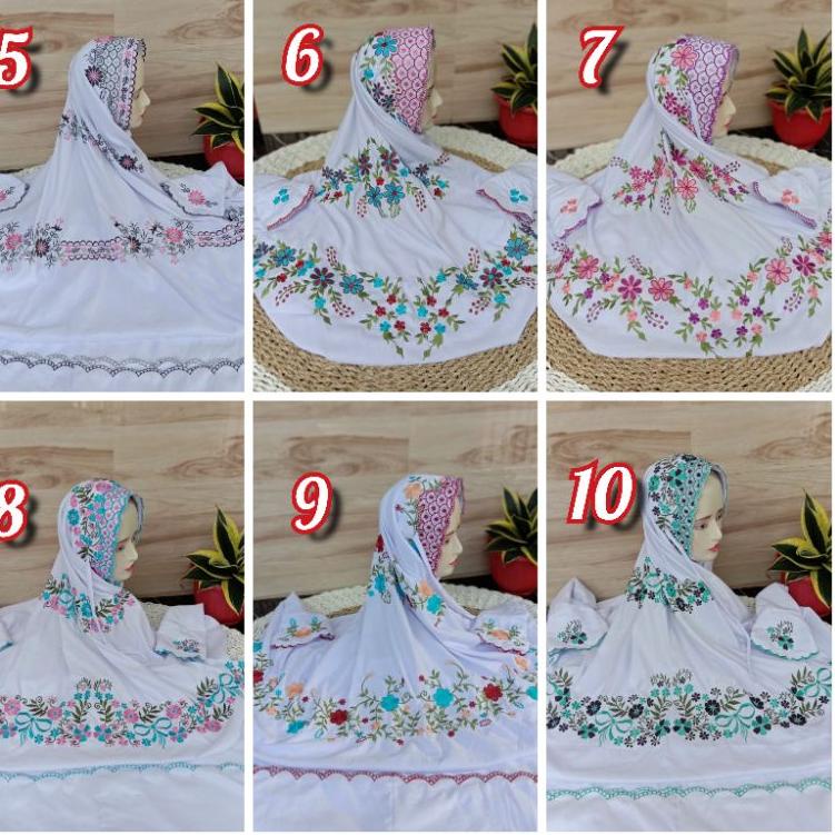 SALEE.. GROSIR MUKENA POLINO BORDIR KUDUS