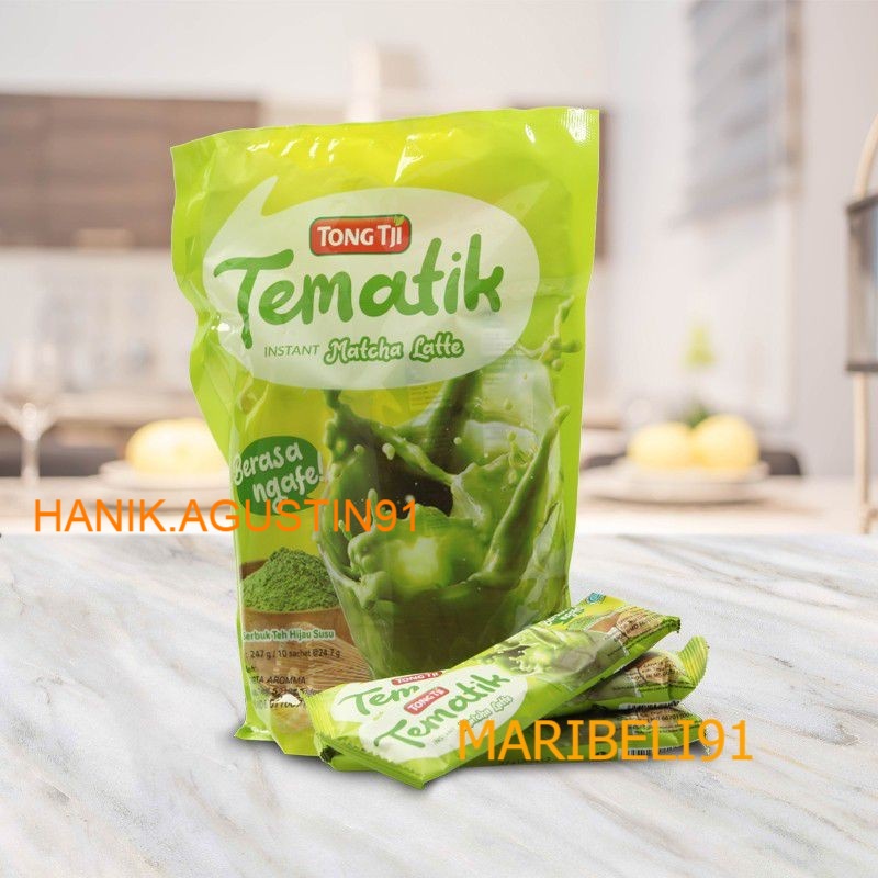 

Tong Tji Tematik Matcha Latte Instant Pouch maribeli91