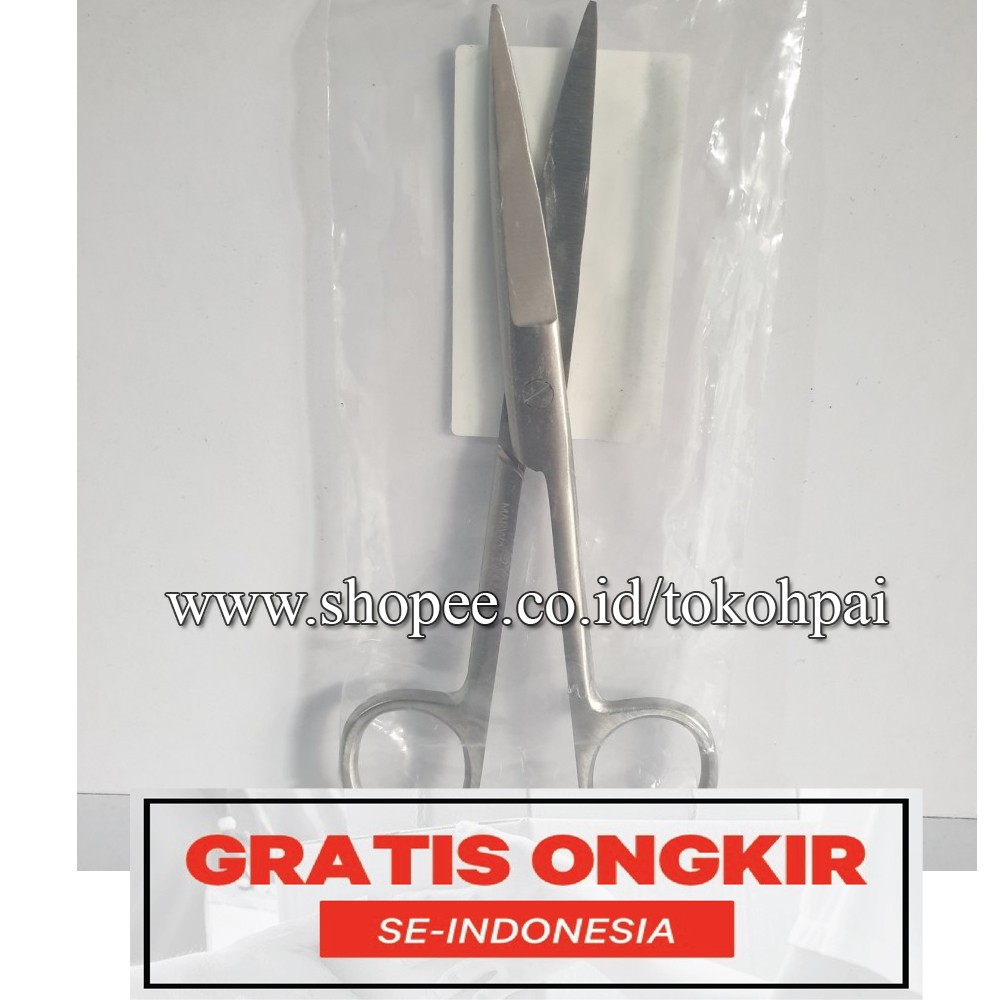 Gunting Medis |  Gunting Tajam  14cm | Gunting Operasi  14 cm