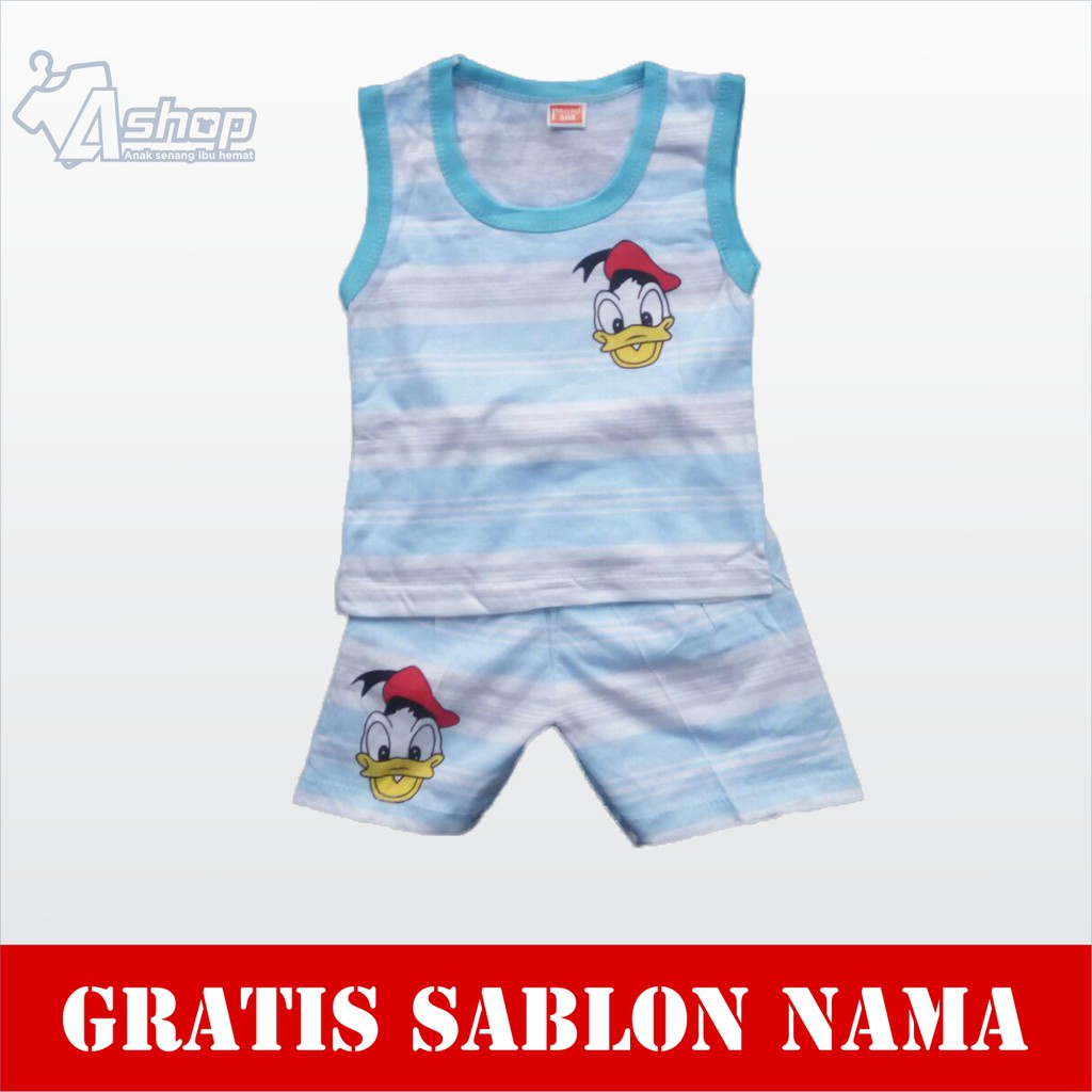 Baju Anak singlet pelangi 6 sampai 18 bulan