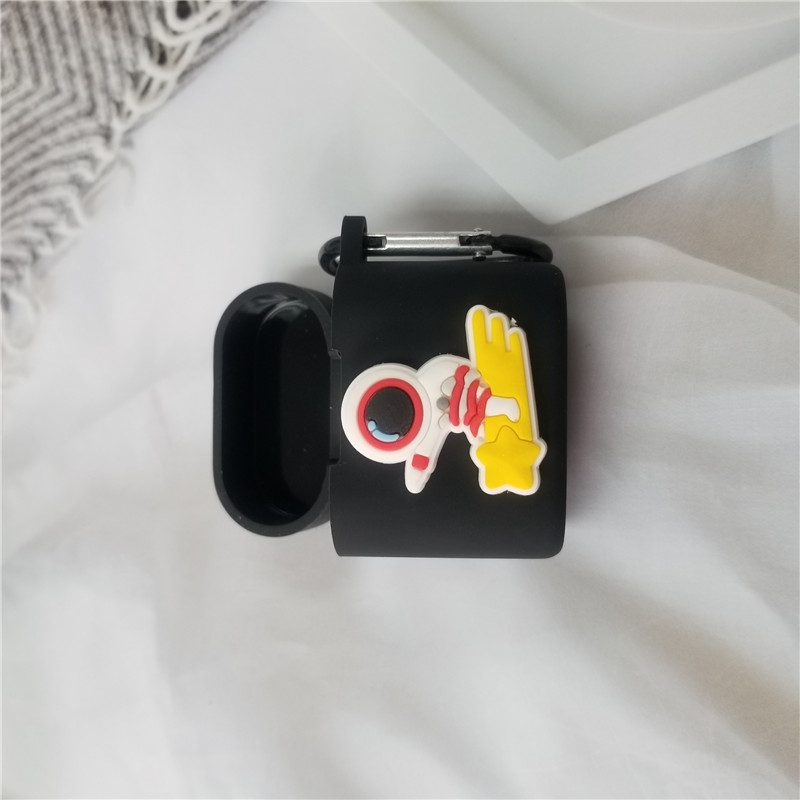 Qcy T7 Casing Soft Case Silikon Anti Jatuh Motif Kartun Astronot