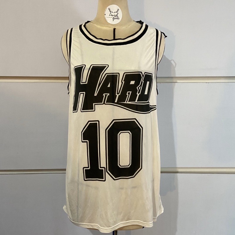 bershka oversized jersey basket