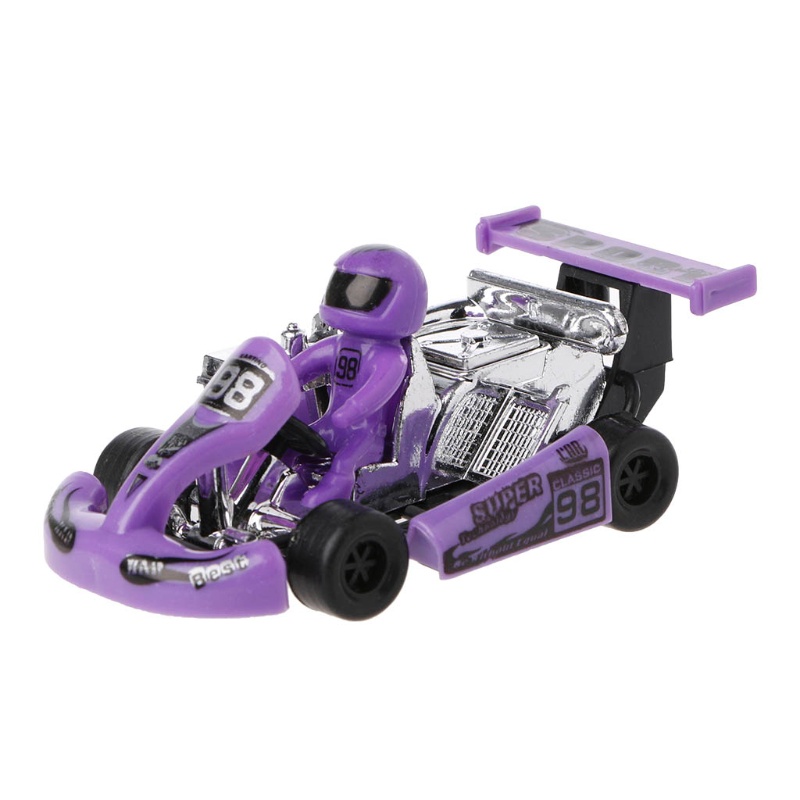 Mary Alloy model Mobil Go-Kart racing game Kendaraan sport motor Plastik pull back Mainan