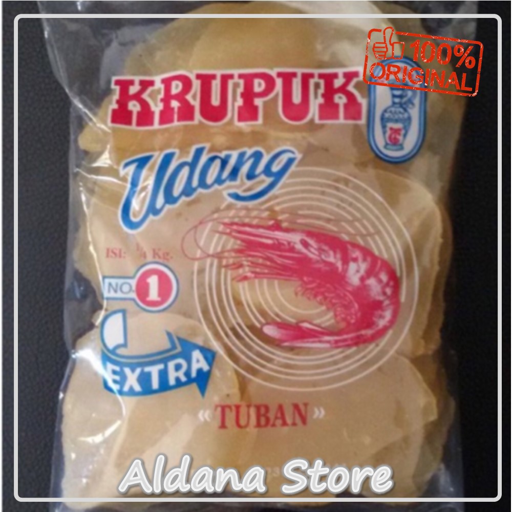 

Kerupuk Udang Cap Guci Khas Tuban Ukuran Besar Kemasan 250 Gram