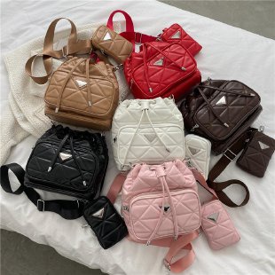 ( 2PC 1KG ) GTBI998877406 New Arrival  !!!  Tas  Ransel Wanita Import  Tas Backpack  Terbaru +WALLET