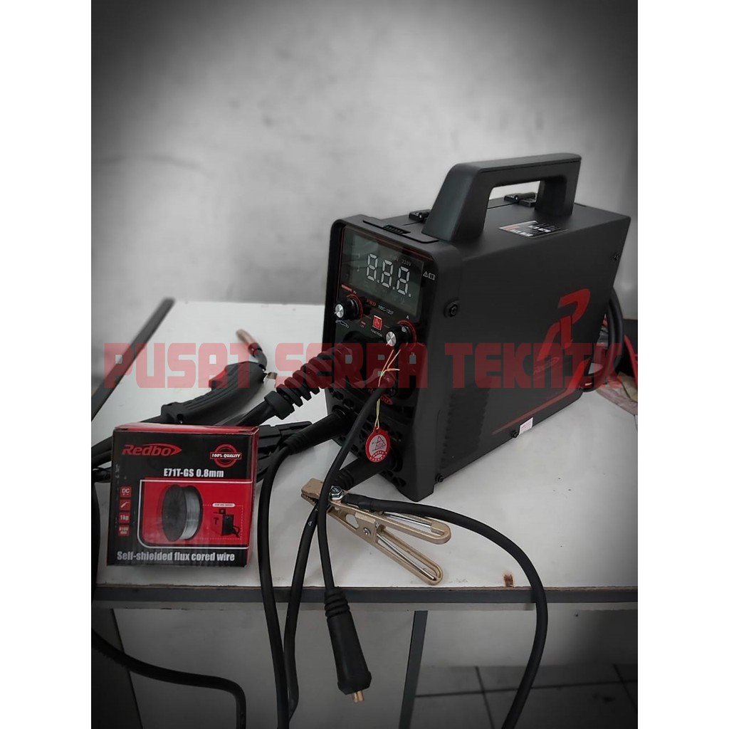 Mesin Las REDBO  NBC 120F Mig MMA Tig  - Mesin Las 3 in 1 Las Mig Las Argon BONUS KAWAT FLUX 1KG
