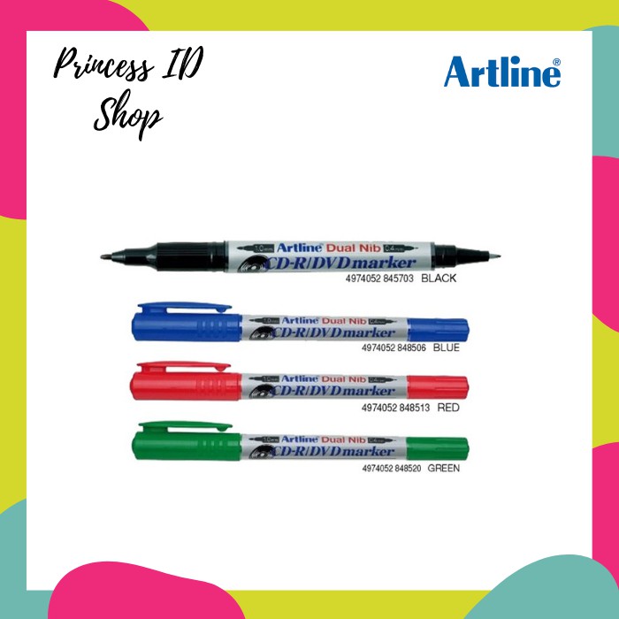 

SPIDOL OHP CD-R TWIN PERMANENT MARKER ARTLINE EK-841T