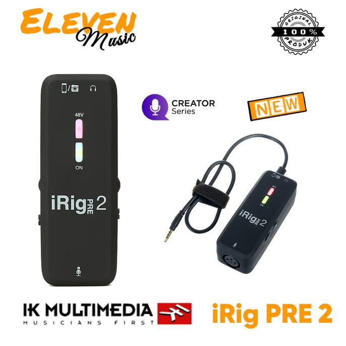 iRig Pre 2 Mobile microphone interface ikmultimedia Original iRig Pre2
