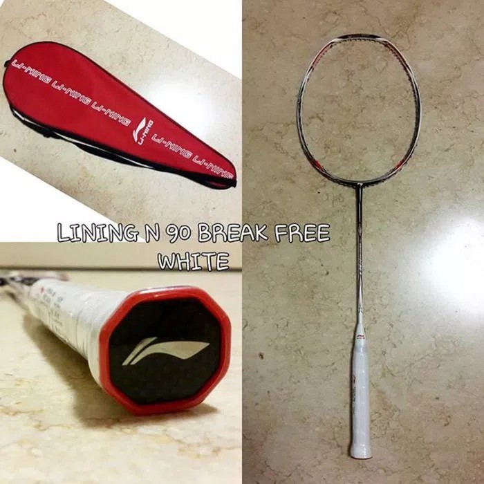 Raket Badminton LINING N90 III BREAK FREE FULL CARBON 