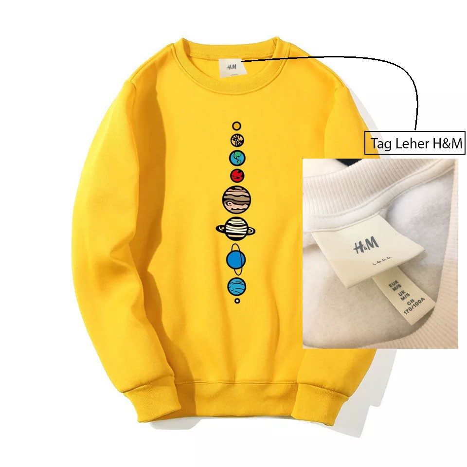 Juragan Hoodie I Sweater Crewneck Nasa Planet Original Usa / Jaket Hoodie Distro Nasa H*M Pria Wanit