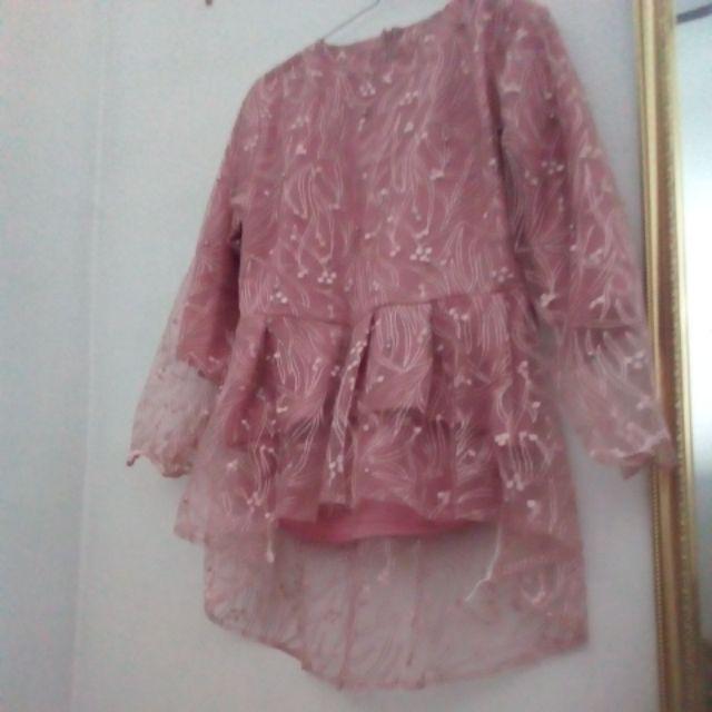 (termurah - Ori & Real Pic! Busui_6 Warna) Batik Couple Andhini Kebaya Couple Brukat Anabel - Bs073