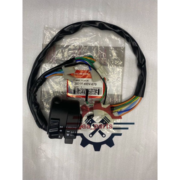 Saklar Kiri Switch Klakson Sen Tombol Lampu Dim Honda Supra X Lama Fit KEV