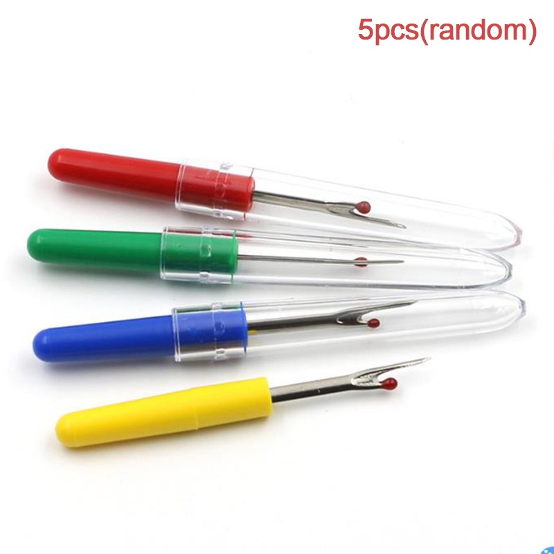 【Theredsunrisesiwy.id】Seam Ripper Stitch Unpicker Thread Cutter Sewing Cross Embroidery Remover Tools