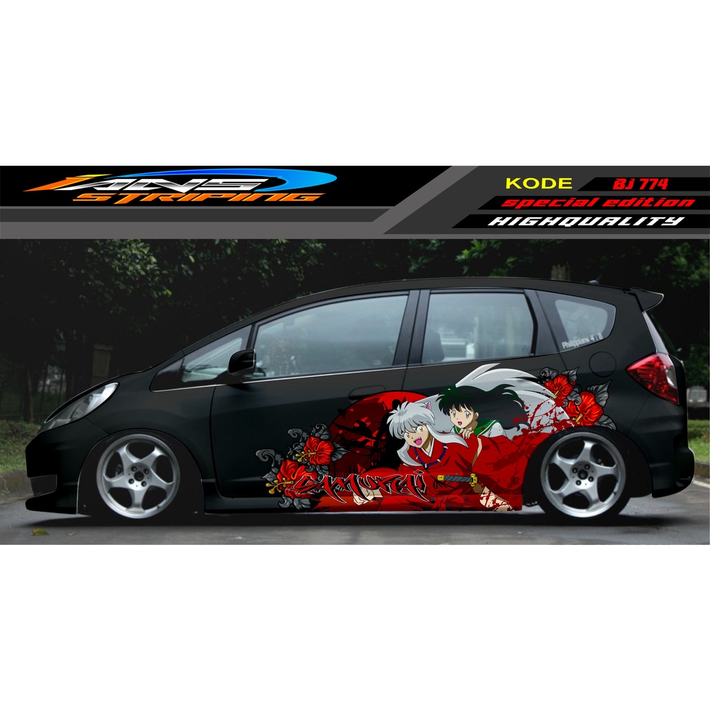 VARIASI STICKER MOBIL JAZZ BRIO AVANZA SIGRA YARIS / STIKER VARIASI MOBIL / MODIF STICKER MOBIL 620