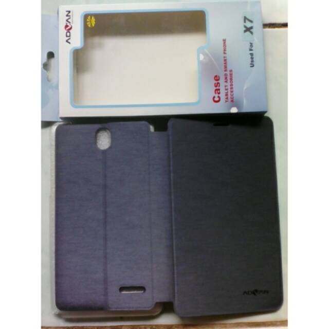 flip cover case advan original x7 e1c t1q
