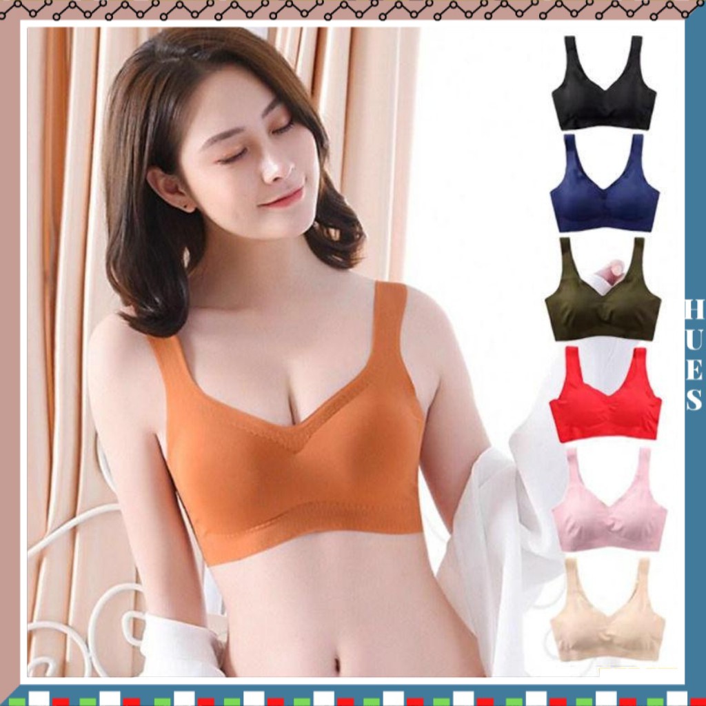 HUES.ID Bra Sport BH yoga lari Wanita dengan Model Kualitas Tinggi untuk Busana Musim Panas 1023