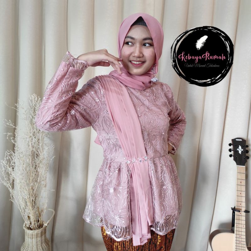 KEBAYA SELENDANG LAMARAN, WISUDA, DOMAS, BRIDESMAID (ATASAN SAJA)-3