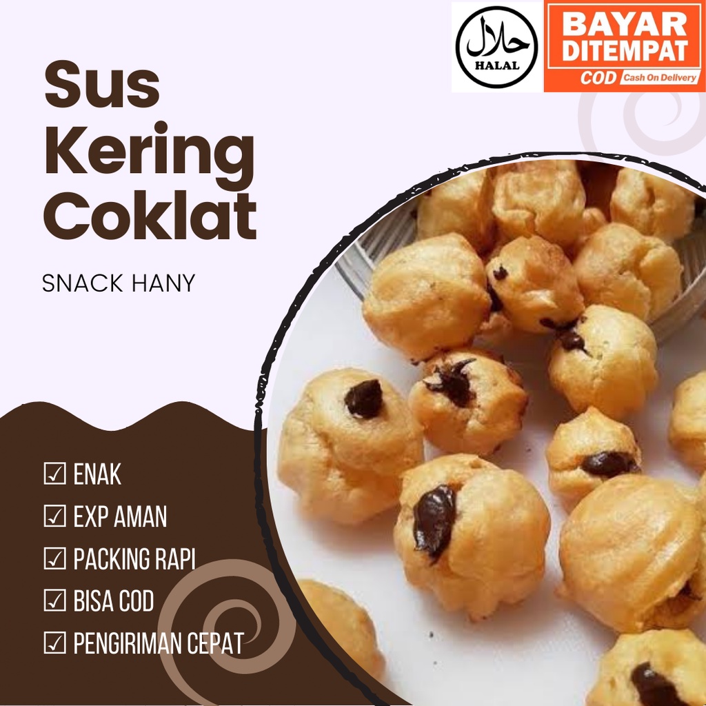 

Sus Kering Isi Coklat