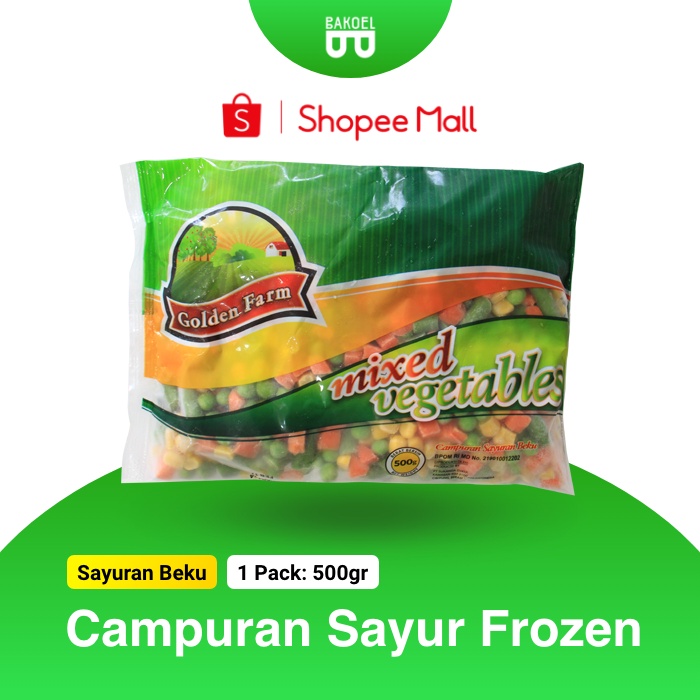 

Golden Farm Mixed Vegetables 500 gr / Sayuran Campuran / Mix Vegetable