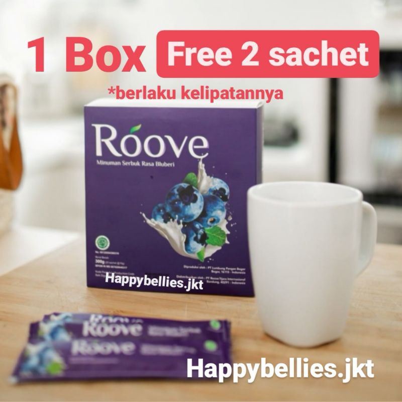 

Roove Collagen drink kolagen 1 box FREE 2 sachet