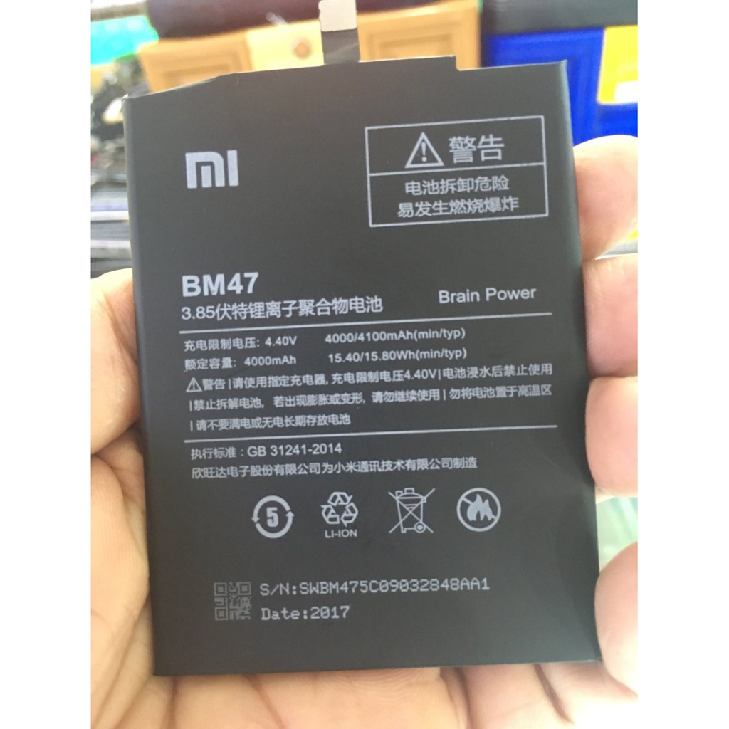 Battery - Baterai Xiaomi Xiaomi Redmi 3 - Redmi 3 Pro - Redmi 3 Prime - BM47 Bm 47 Original