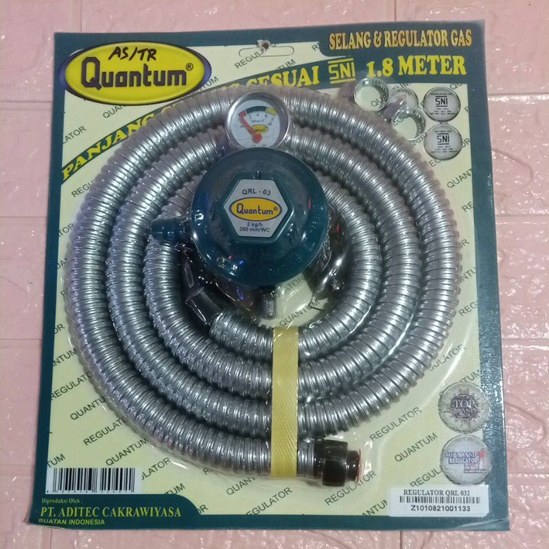 SELANG PAKET REGULATOR GAS QUANTUM QRL 03