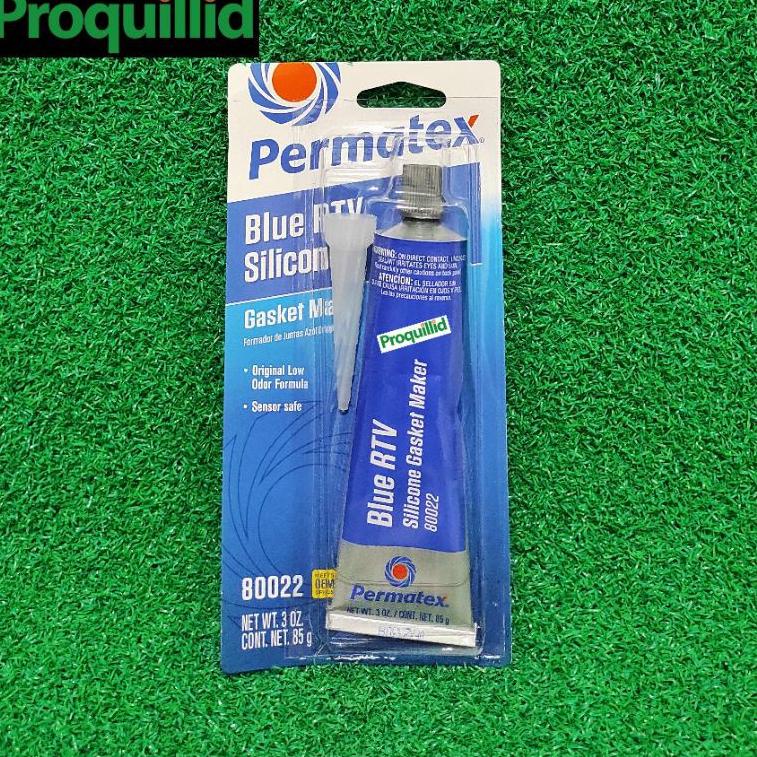 [KODE 9FH] LEM RTV PERMATEX BLUE RTV 6BR BLUE SILICONE GASKET SET MAKER SENSOR SAFE 6BR 80022 BIRU L