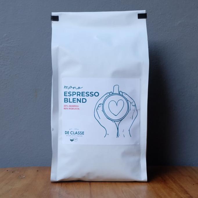 

[ COD ] KOPI ESPRESSO BLEND MANO 1KG 80% ROBUSTA 20% ARABIKA | BIJI ATAU BUBUK TERMURAH Kode 129