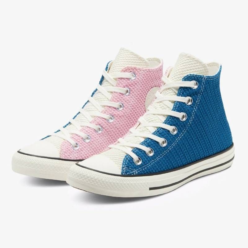 Converse Ctas Hi Split Color Cable Cape Blue Lotus Pink Original Resmi