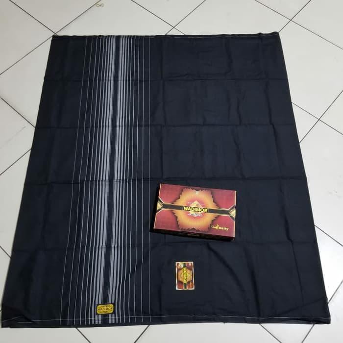 Sarung Wadimor Hitam Polos / Sarung Wadimor / Sarung Tenun wadimor / Sarung Sholat / Sarung Dewasa