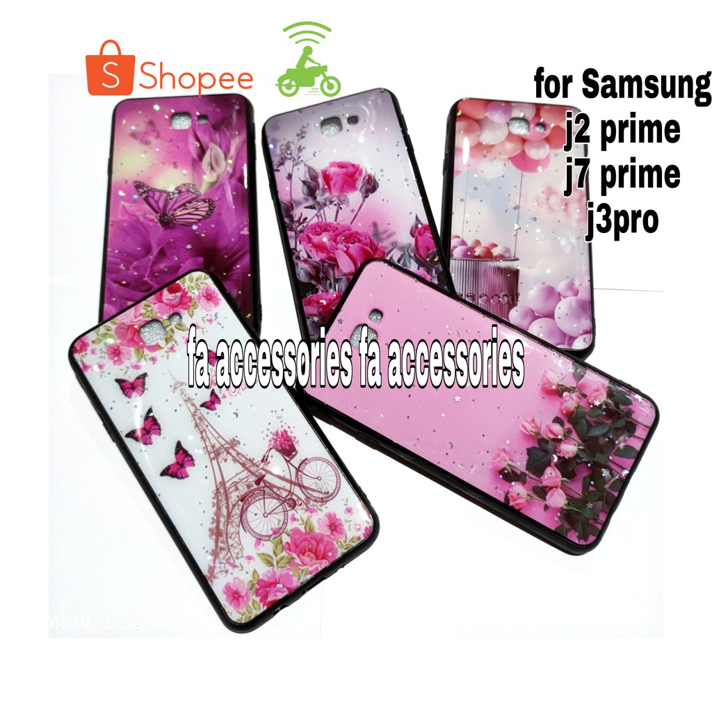 FA Soft case bling casing samsung j2 j7 J2PRIME J7PRIME GRAND PRIME J7PRO PRO M10 M11