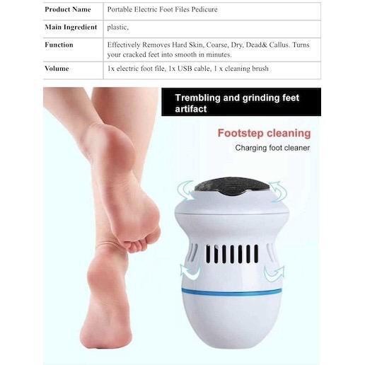 FOOT GRINDER ELECTRIC|PENGHALUS TUMIT telapak jempol KAKI REMOVER