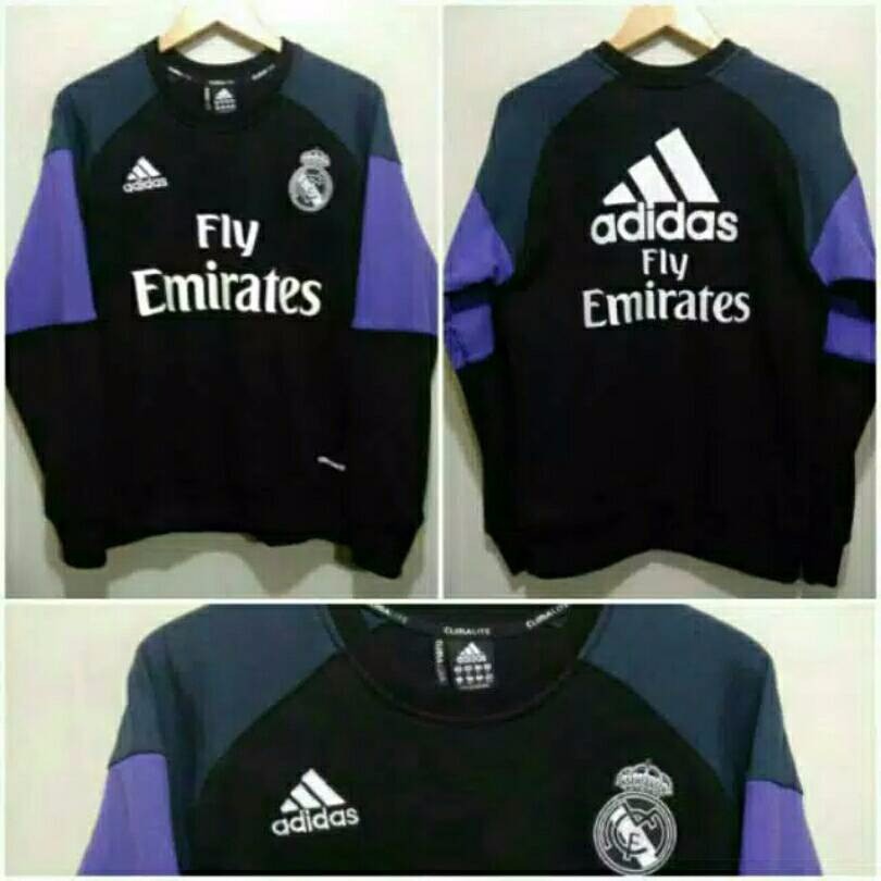 SPECIAL sweater training madrid 16/17 black TERLARIS