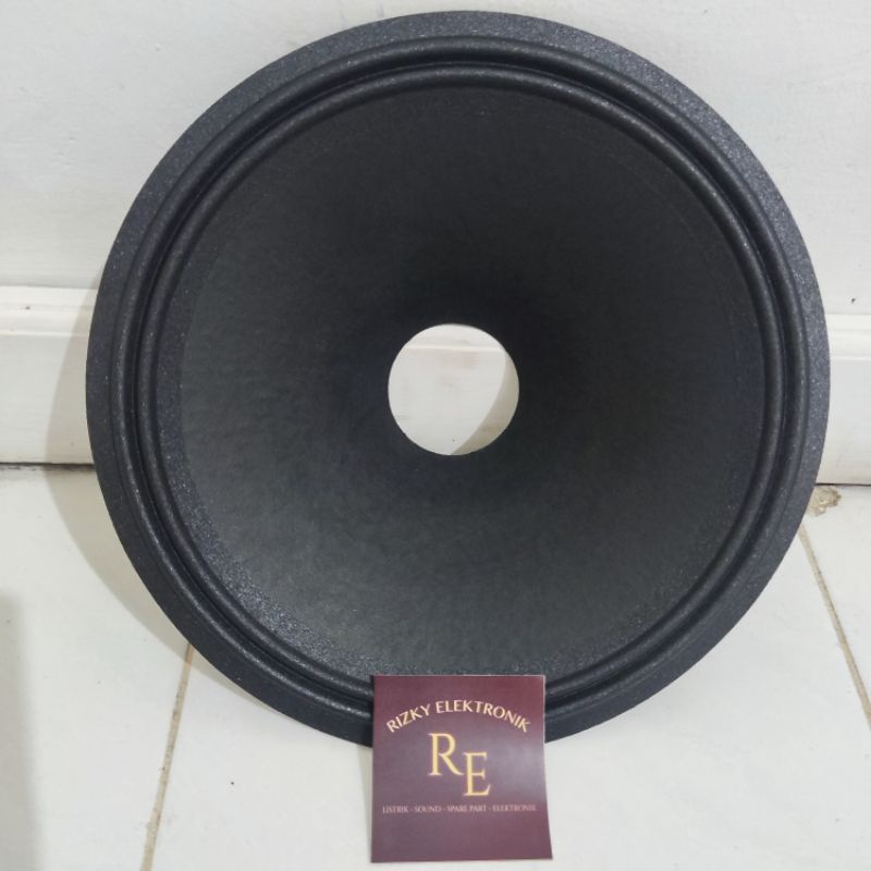 Jlelectro Daun Speaker Membran Spiker 12 Inch Lubang 60 Mm 2 Rim Garis Daun Jeruk Tebal Import