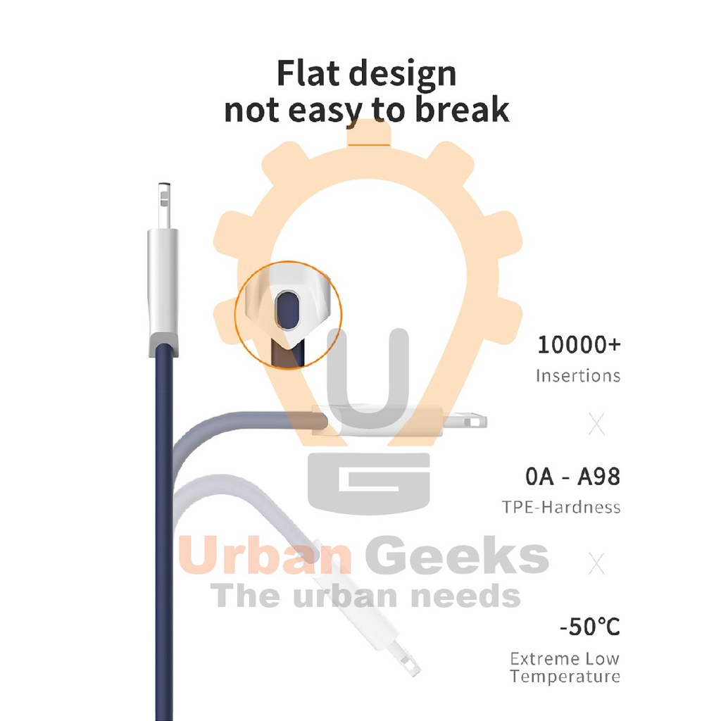 Mcdodo Kabel Data Micro USB 2.4A Fast Charging Gorgeous Series Anti-Slip CA0833