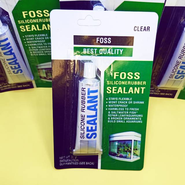 LEM KACA SILICONE RUBBER SEALANT AQUARIUM 30gr Shopee LEM KACA SILICONE RUBBER SEALANT AQUARIUM 30gr Shopee