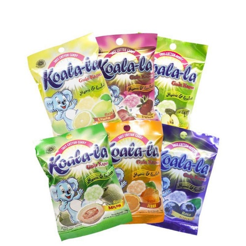 Koala-la Soft Cotton Candy Koalala Permen Gula Kapas Manis Lembut 10gr