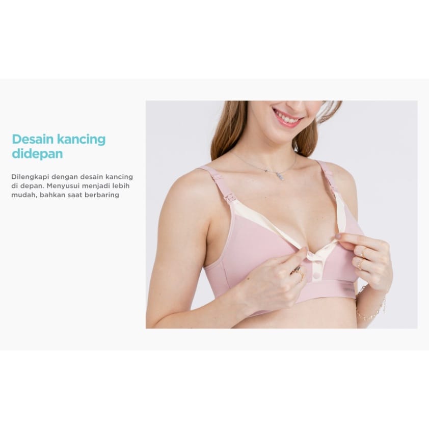 Mooimom Front Closure Maternity &amp; Nursing Bra (B03303) - Bra Hamil Menyusui