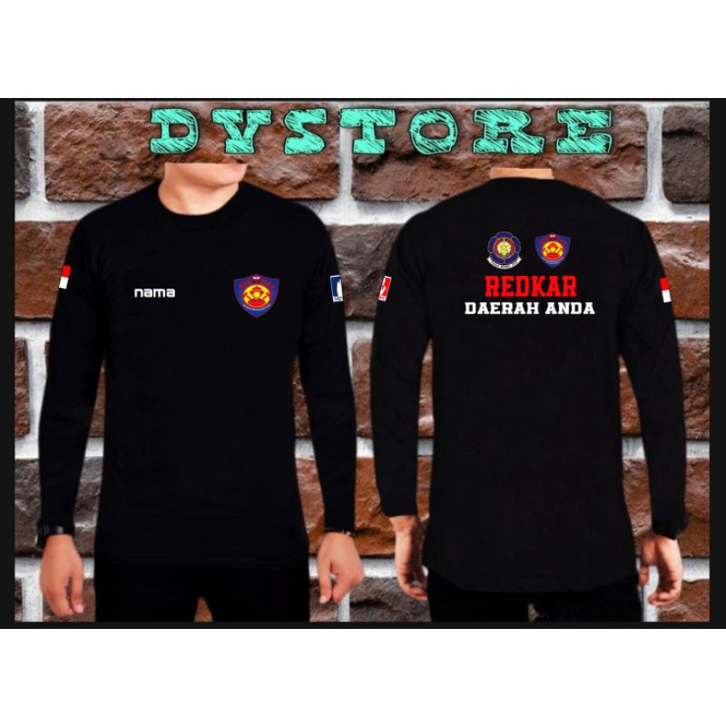 Kaos Relawan Pemadam Kebakaran//Kastem nama dan nama daerah anda//kaos redkar//kaos damkar//kaos rel