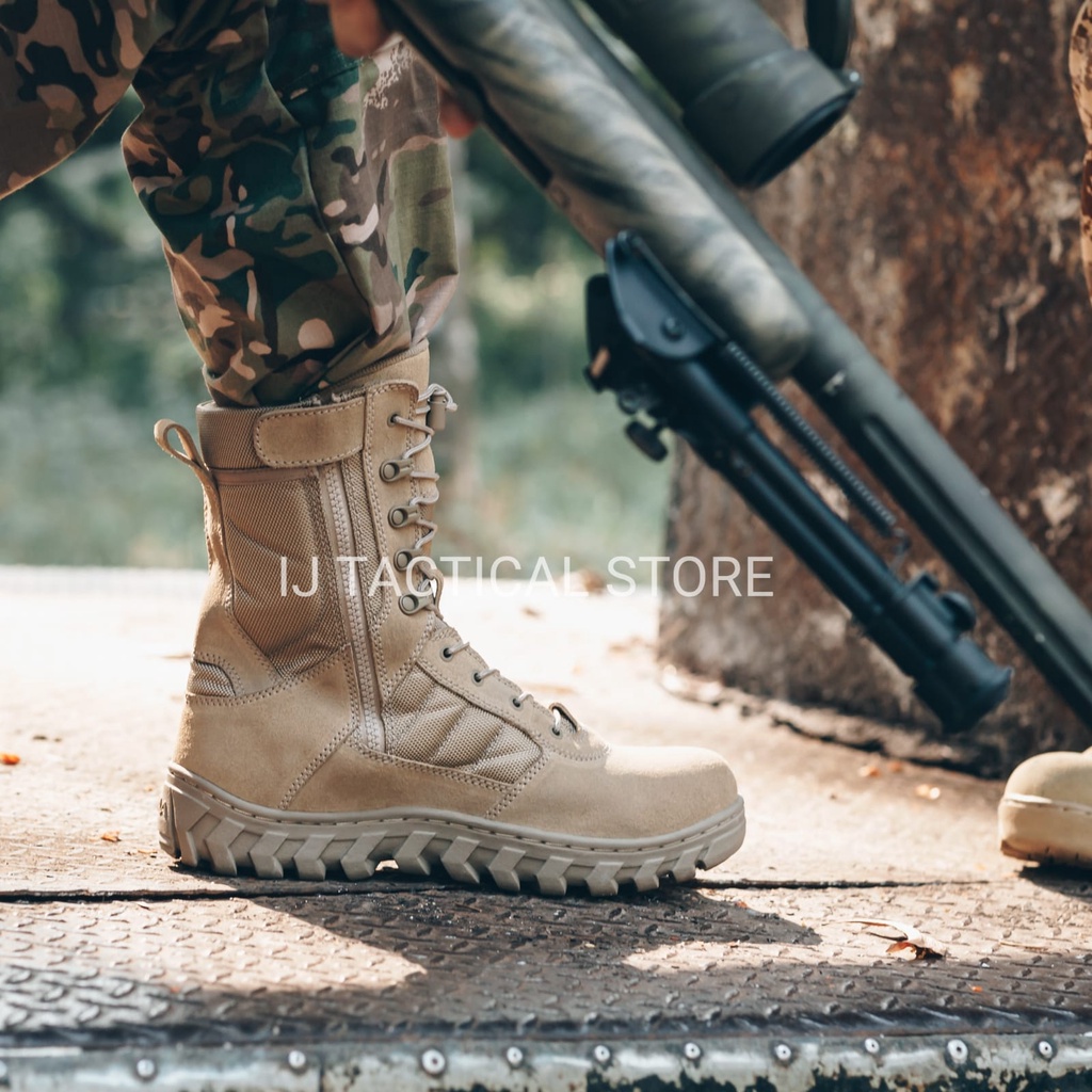 Sepatu Tactical / PDL 8" - LAARZ SAHARA -  Desert / Blade