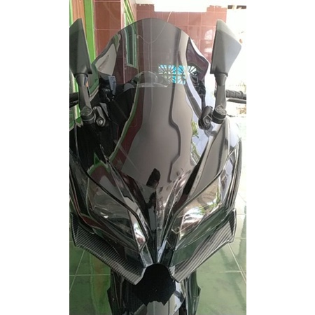 WINDSHIELD NINJA 250 FI OLD  MODEL MRA VISOR NINJA 250  FI LAMA MODEL MRA