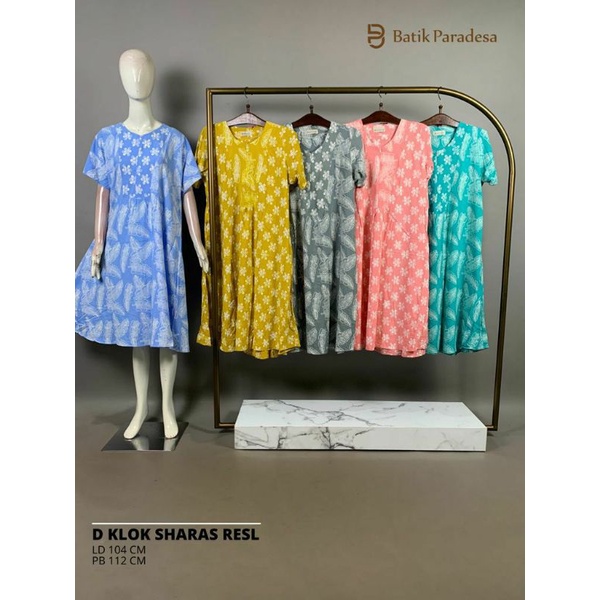 Daster Batik Pekalongan Daster Busui Daster Klok Sharas Resleting Batik Paradesa By Batik Huza