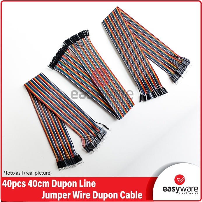 40cm Kabel Jumper Arduino Dupont Cable 40cm isi 40pcs 2.54mm