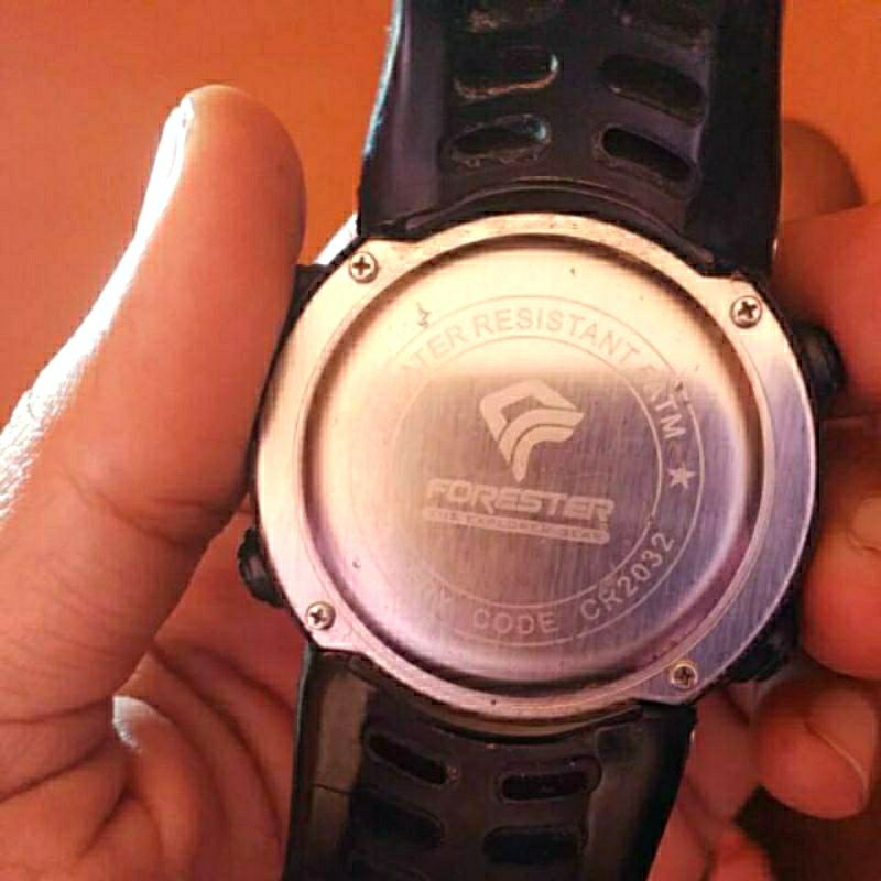 Strap tali jam FORESTER rubber tali jam tangan JTF FORESTER