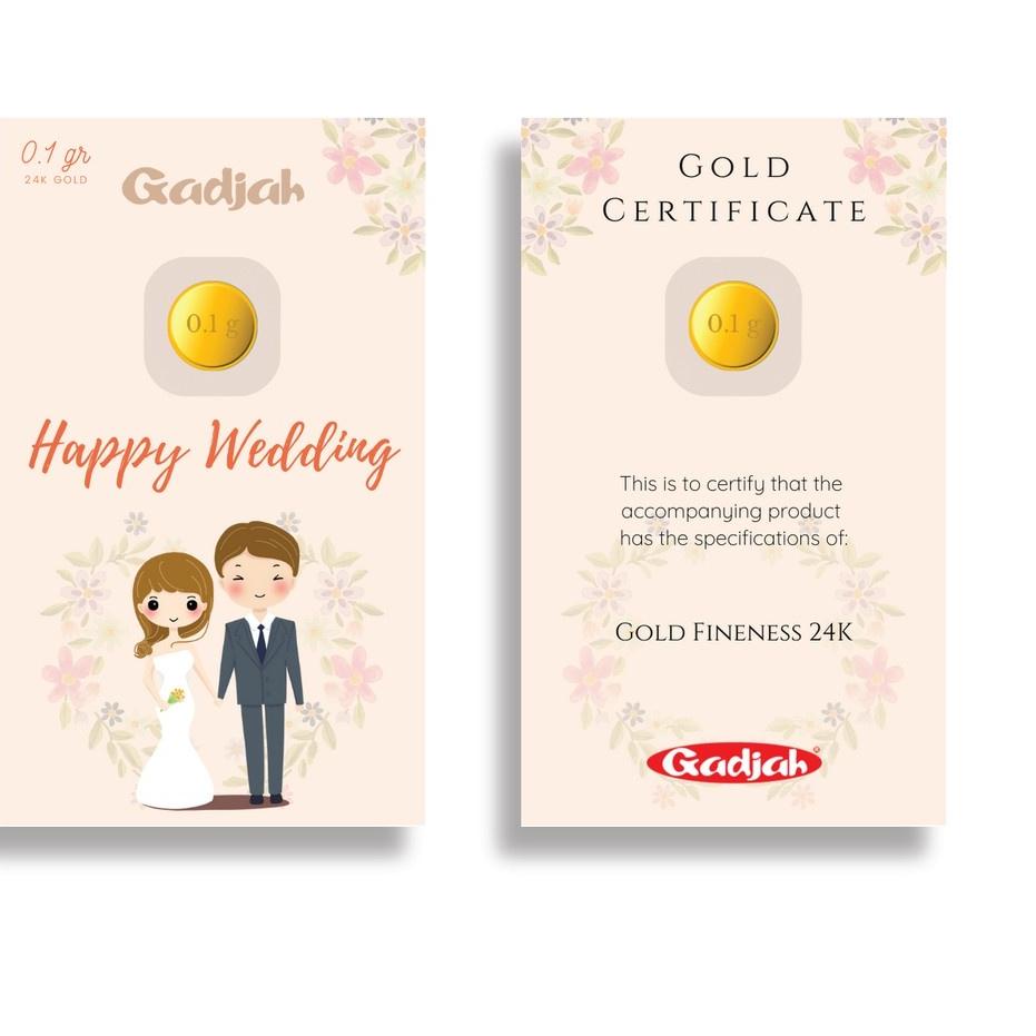 Special Price.. LM 0.1 gr "Happy Wedding"
