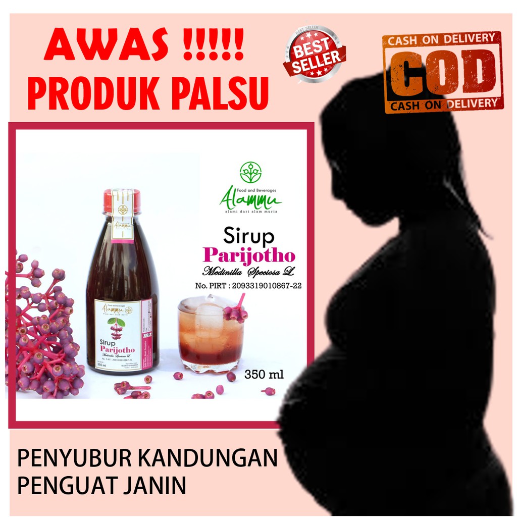 

Parijoto Penyubur Kandungan Sirup Parijotho parijoto Promil 350 ml PJ02