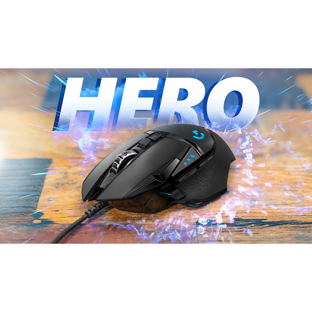 Logitech G502 Hero High Performance 16K Gaming Mouse Baru