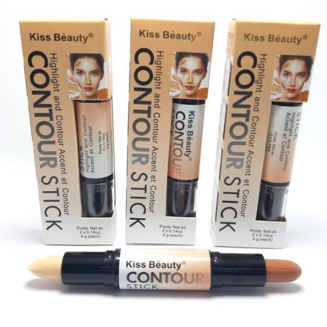 CONTOUR STICK KISS BEAUTY 2in1 SERI A