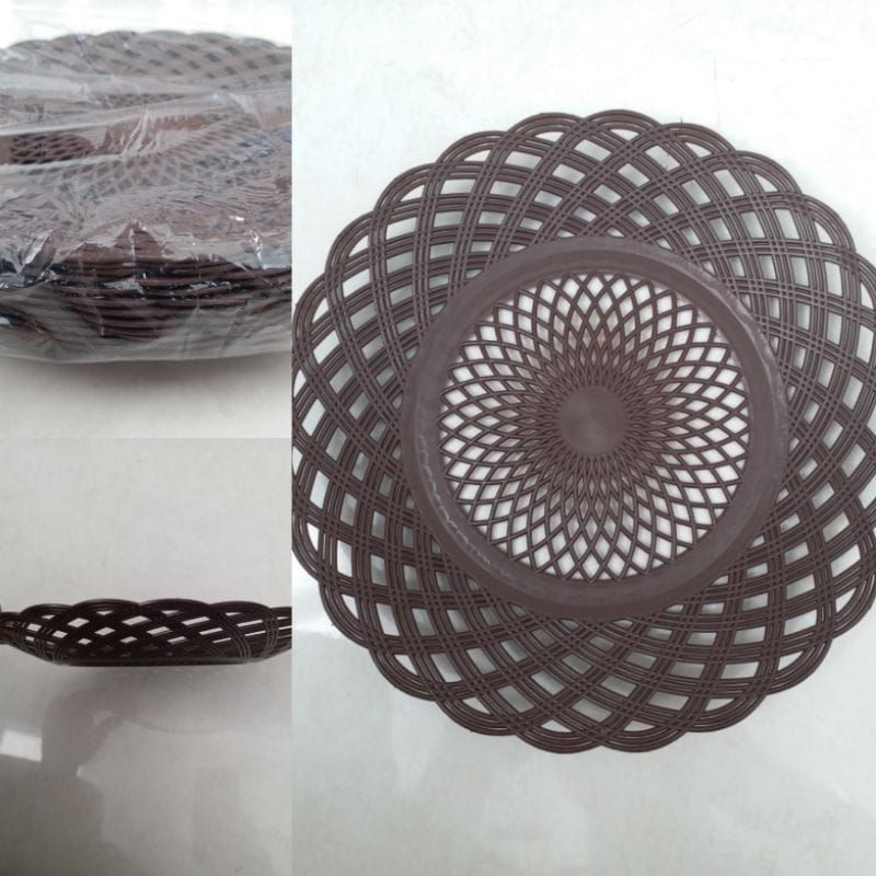 Piring Rotan 1Lusin