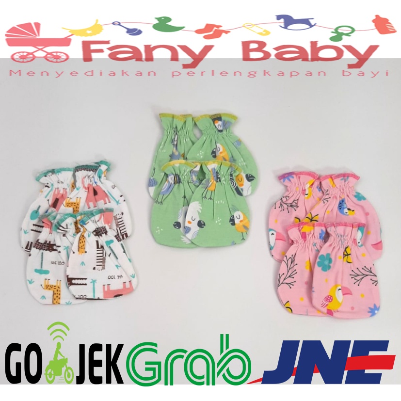 Little Queen Sarung Tangan &amp; Kaki Bayi Motif  [ KARET ]